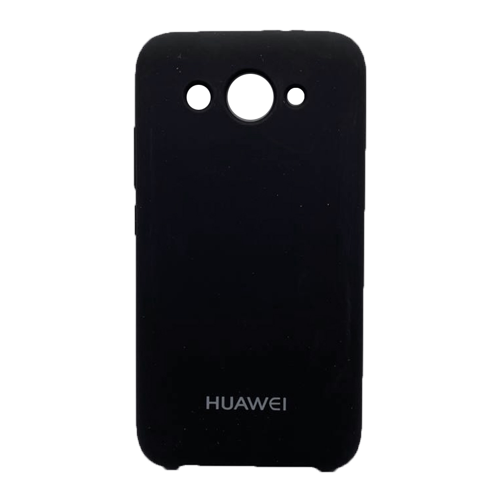 Чохол Silicone Case для Huawei Y3 2017  Чорна-0